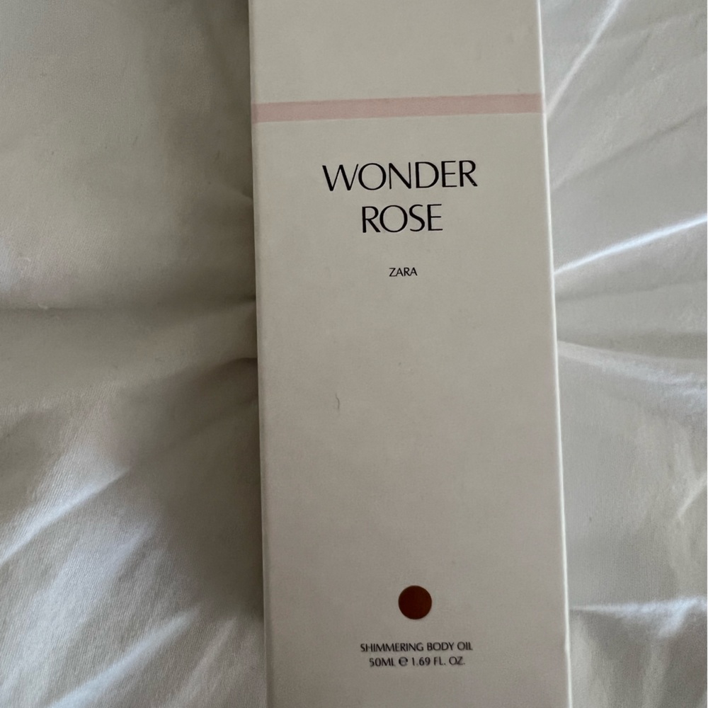 Unused zara wonder rose shimmer oil